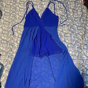 Blue Romper Dress